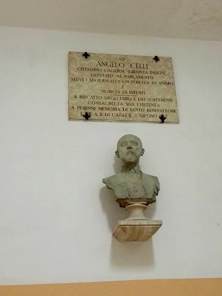 Angelo Celli's bust in Cagli 2.jpg